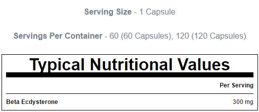 Beta-ecdisteron 60 kapsul