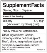 Borovnico sadje 470 mg - 100 kapsul