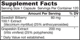 Bilberry + Grapeskin polifenoli 280 mg - 120 kapsul