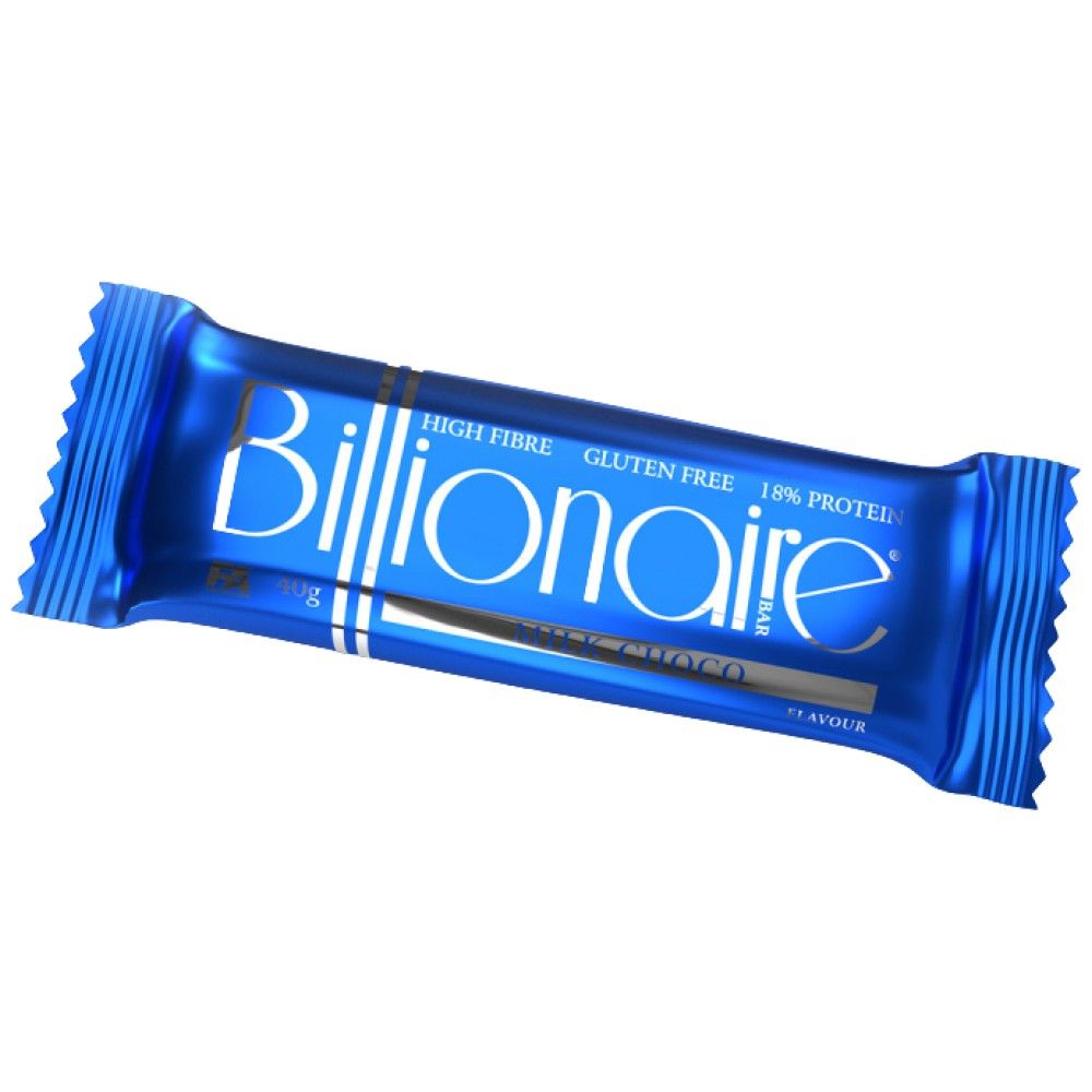 Bar milijarder | Visoke vlaknine ~ brez glutena ~ beljakovinski bar - 45 gramov