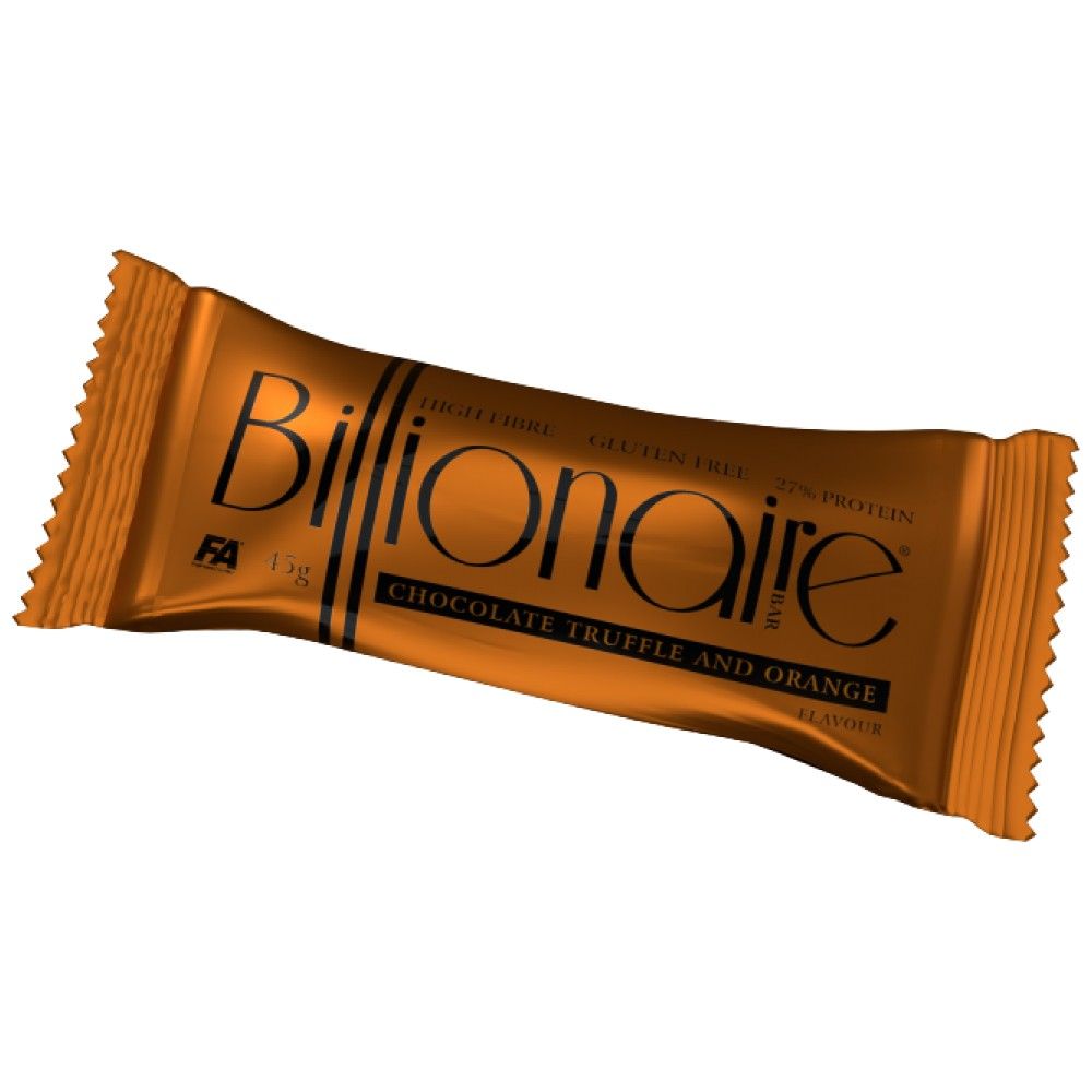 Bar milijarder | Visoke vlaknine ~ brez glutena ~ beljakovinski bar - 45 gramov