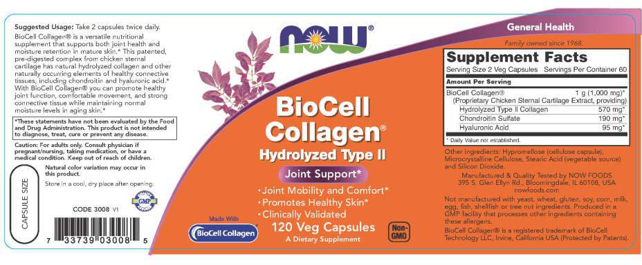 Kapsule bioceline kolagena / hidrolizirane tipa II - 120