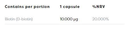 Biotin 10.000 mcg - 60 kapsul