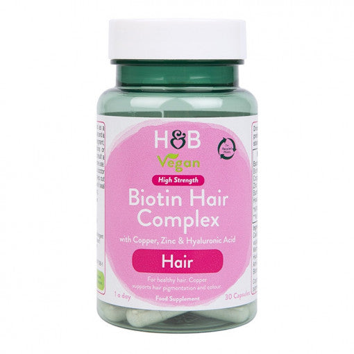 Biotinski lasni kompleks (Biotin las Complex) 30 kapsul Holland & Barrett