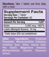 Biotin plus lutein / 60 jezički.