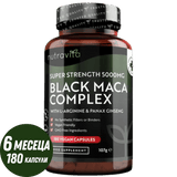Kompleks korenine črne mace 5000 mg /180 kapsul, 180 dni/ <tc>Nutravita</tc>