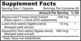 Blackcurrant + lutein 60 kapsul