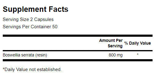 Boswellia 400 mg - 100 kapsul