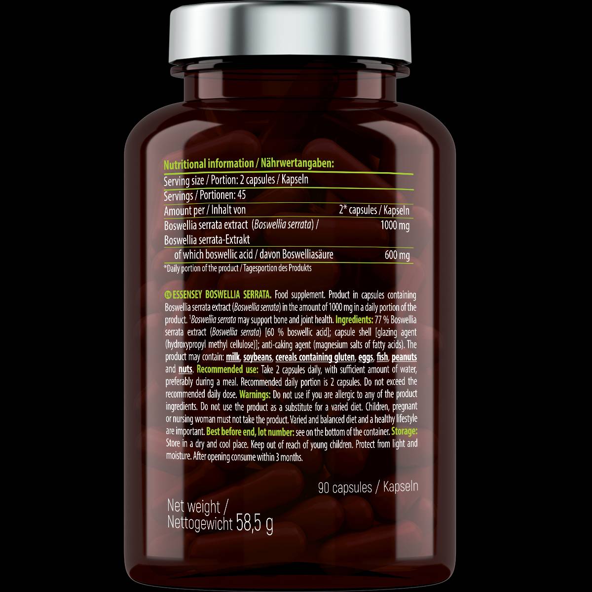 Boswellia Serrata 500 mg - 90 kapsul