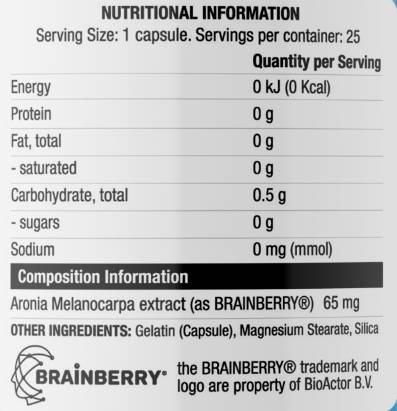 BIARBERRY | Ojačij serije - 25 kapsul