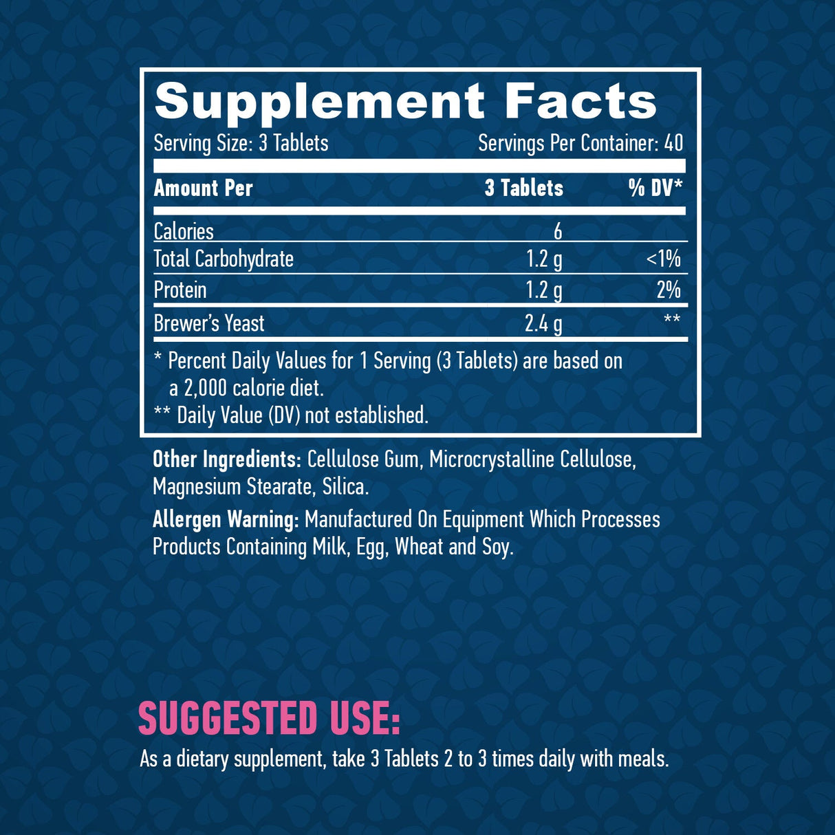 Brewerjev kvas 800mg / 120tabs.