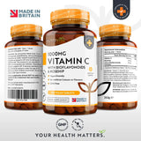 Vitamin C 1000 mg z bioflavonoidi in šipkom 180 <tc>Nutravita</tc> tablete