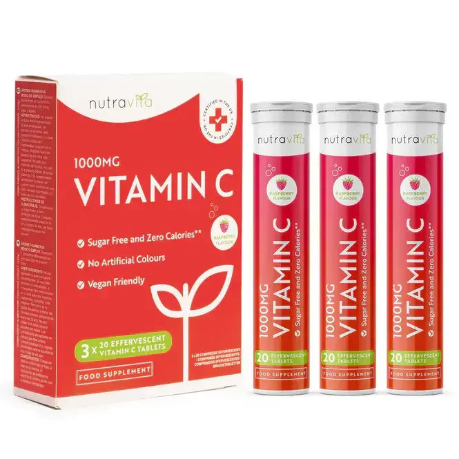 Vitamin C 1000 mg 60 topnih tablet (3x20) <tc>Nutravita</tc>