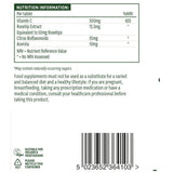 Vitamin C z vrtnimi boki, bioflavonoidi in acerola (vitamin c žvečilni) 500mg 50 žvečilne tablete Naturesaid