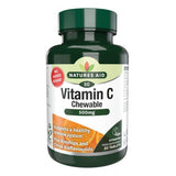 Vitamin C z vrtnimi boki, bioflavonoidi in acerola (vitamin c žvečilni) 500mg 50 žvečilne tablete Naturesaid