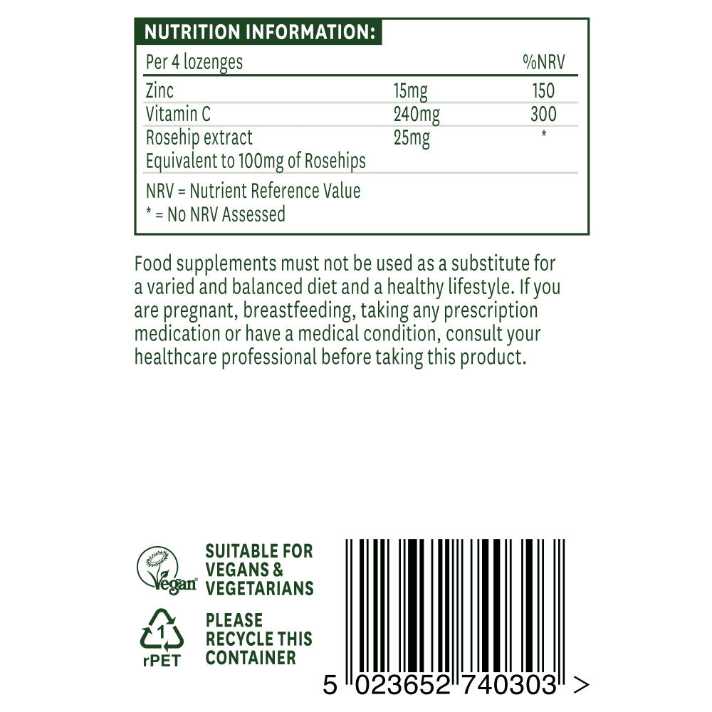 Cink + vitamin C (cink + vitamin C) 30 lopov Naturesaid