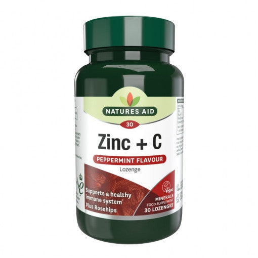 Cink + vitamin C (cink + vitamin C) 30 lopov Naturesaid