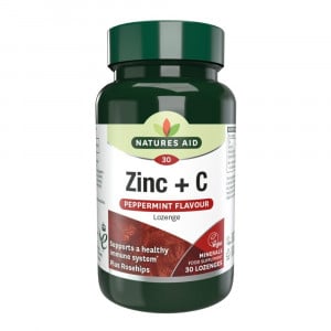 Cink + vitamin C (cink + vitamin C) 30 lopov Naturesaid