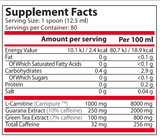 <tc>Pure Nutrition</tc> - CARNI MAX TEKOČINA z GUARANO in ZELENIM ČAJEM - 1000 ML