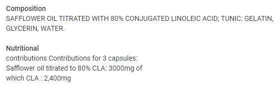 CLA 2400 - 120 gel kapsul