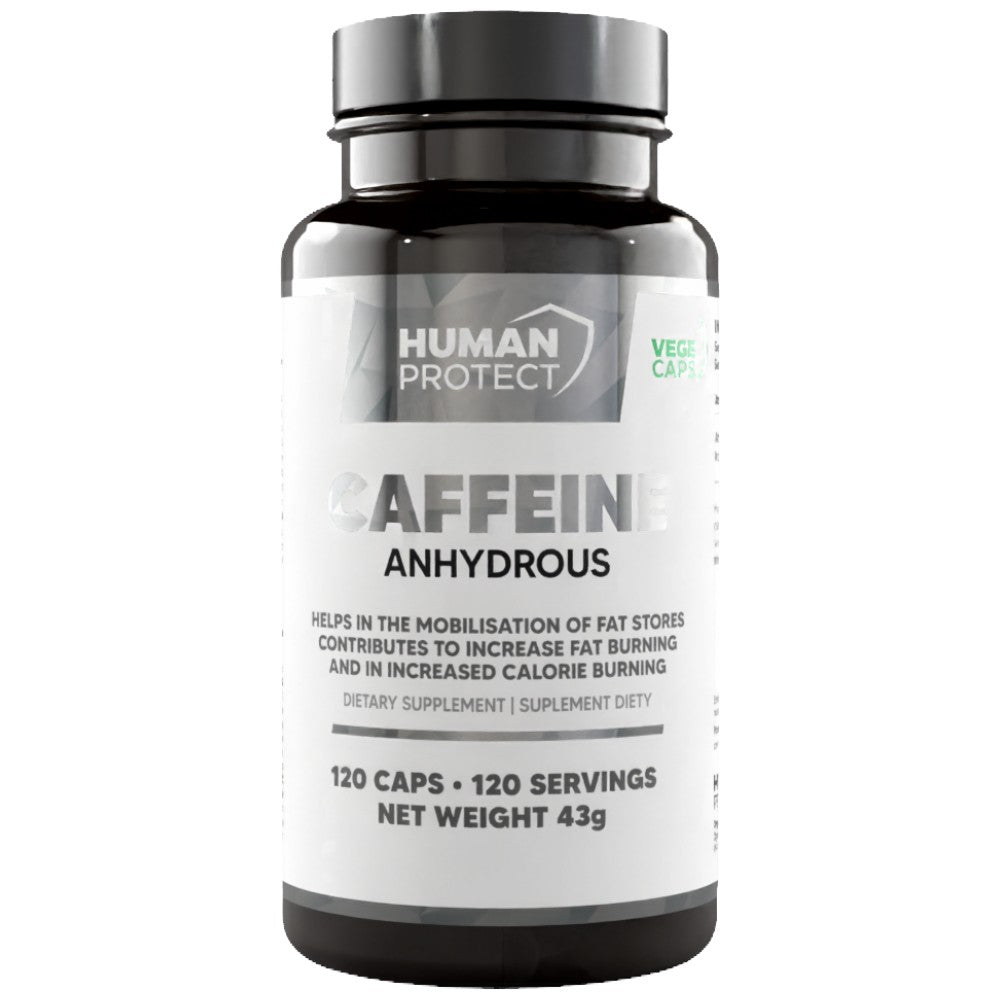 Kofein brezvodni 200 mg - 120 kapsul