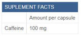 Kofein energija 100 mg - 90 kapsul