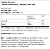 Kalcij 600 mg + vitamin D - 60 tablet