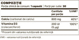 Kalcij 800 mg + vitamin D3 200 iu 30 kapsul