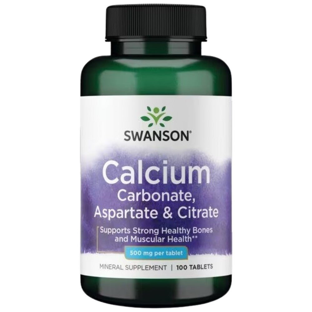 Kalcijev kompleks 500 mg | Karbonat, aspartat in citrat 100 tablet