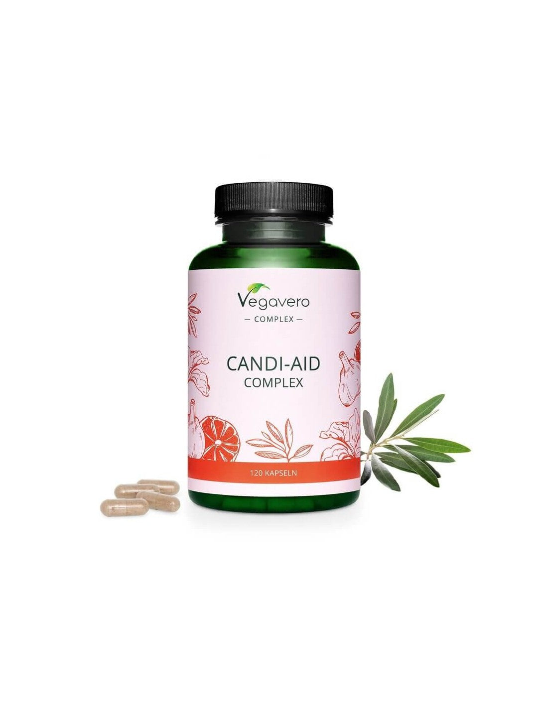 Candi-Aid Complex, 120 kapsul, 100% vegansko <tc>Vegavero</tc>