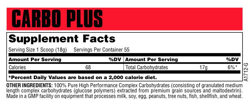 Carbo Plus - 1000 gramov