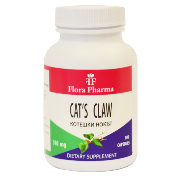 Cat's Claw 620 mg / 100 kapsul, 50 odmerkov / Flora Pharma