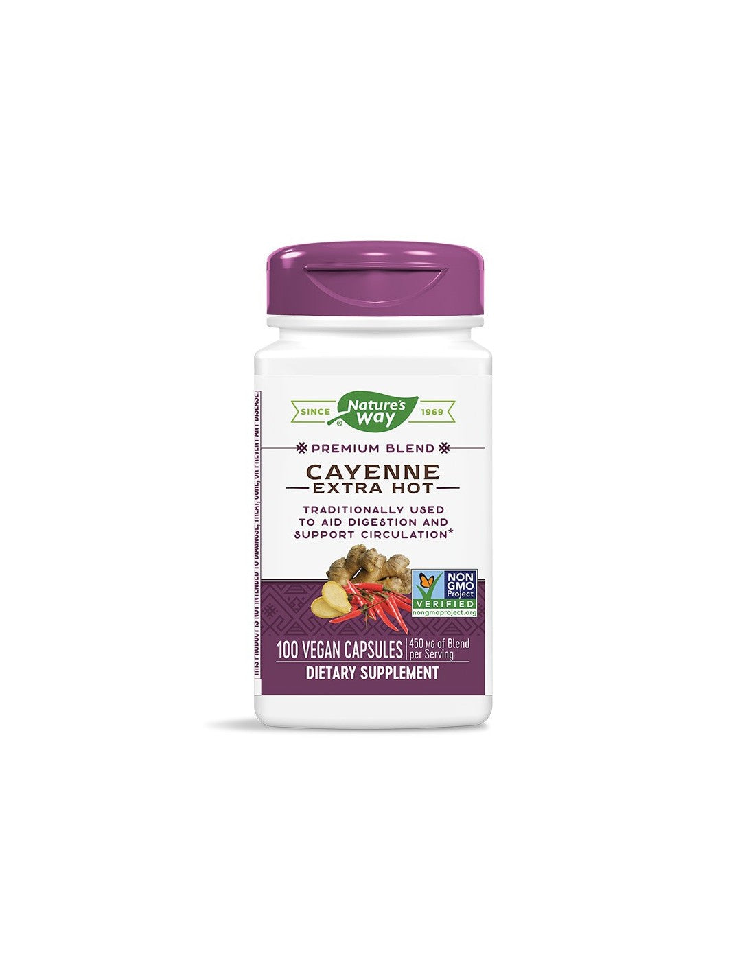 Cayenne Extra Hot 450 mg - 100 kapsul