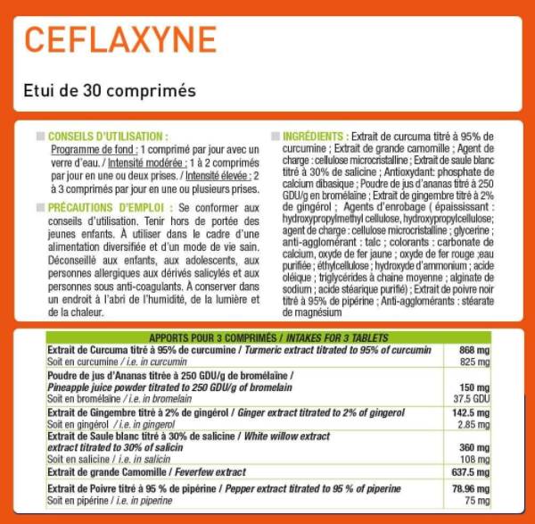Ceflaxyne® | Naravni ubijalec bolečine - pomiri in pomirja - 30 tablet