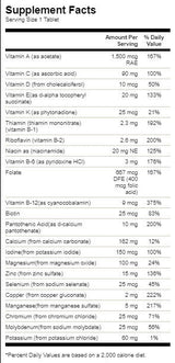 Century Formula Multivitamin brez železa - 130 tablet