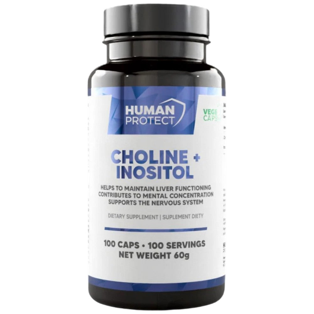 Cholin + inositol - 100 kapsul