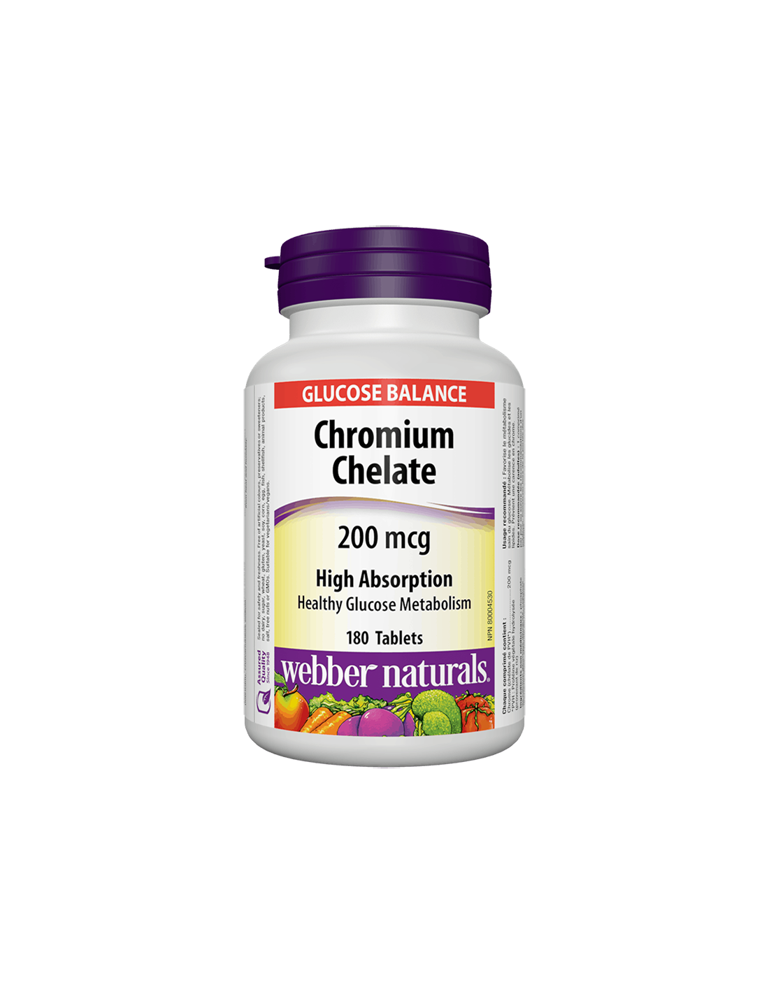 Kromium chelat/ chrome (chelate) 200 mcg x 180 tablet