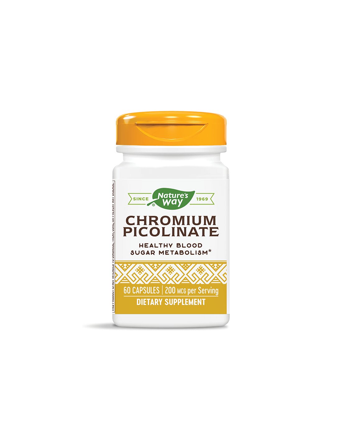 Krom pikolinat 200 mcg x 60 kapsule narave