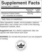Cimetov ekstrakt 250 mg - 90 kapsul