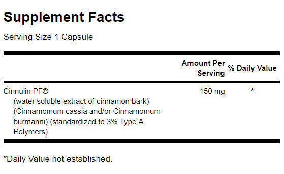 Cinnulin pf cimetov ekstrakt 150 mg - 120 kapsul
