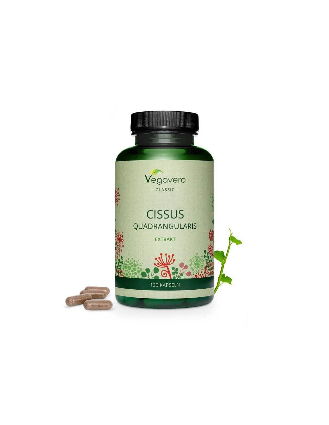 Cissus Quadrangularis, 120 kapsul, 100% vegansko <tc>Vegavero</tc>