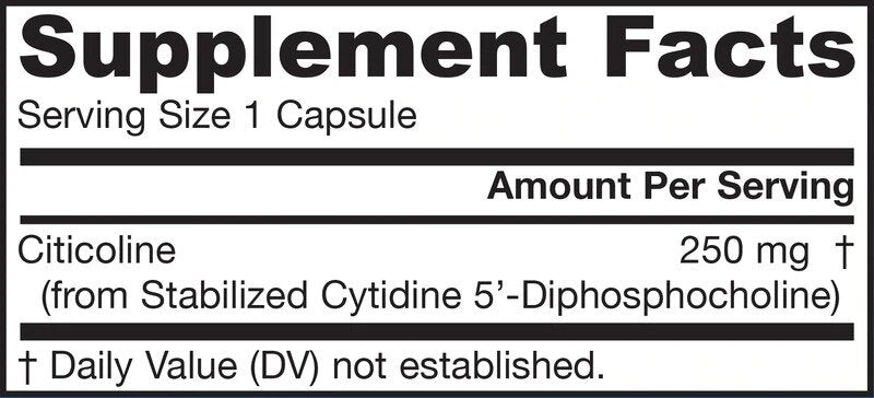 Citicolin (CDP holin) 250 mg./120 kape.