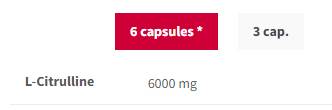 Citrulline max 1000 mg - 120 kapsul