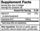 CoQ10 100 mg / 60 kape