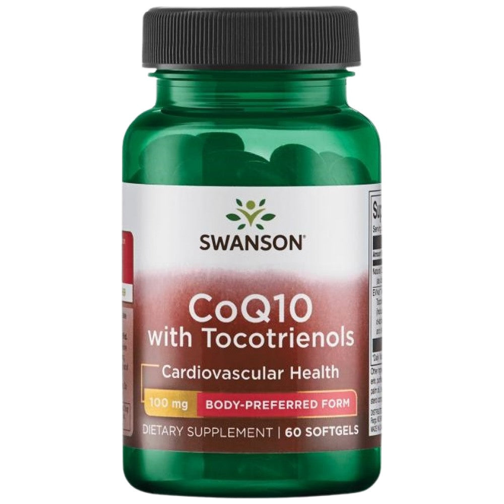 CoQ10 100mg | Z 10 mg tokotrienolov 60 gel kapsul