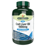 Cod jetrno olje 1000mg 180 SoftGels NatureSaid