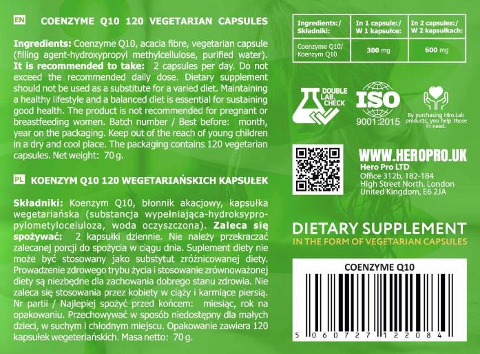 Coencim Q10 Čisto | CoQ10 600 mg - 120 kapsul