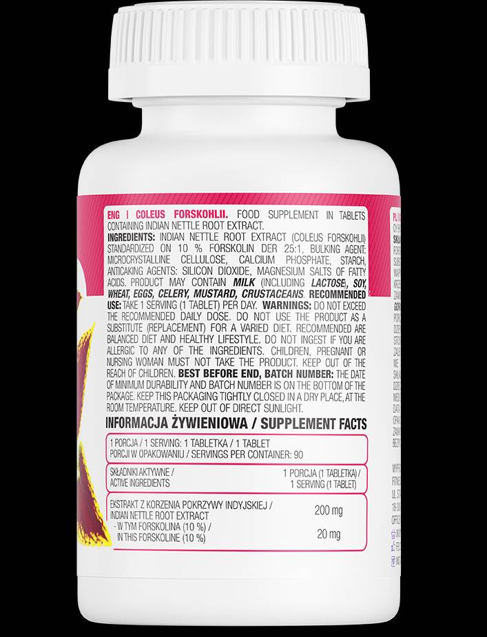 Coleus Forskohlii 90 tablet