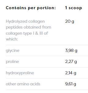 Hidrolizirani peptidi kolagena | Tip I & III - 300 gramov