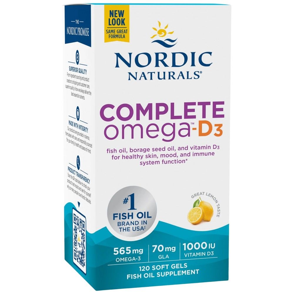 Popolna omega -d3 565 mg - 120 gel kapsul